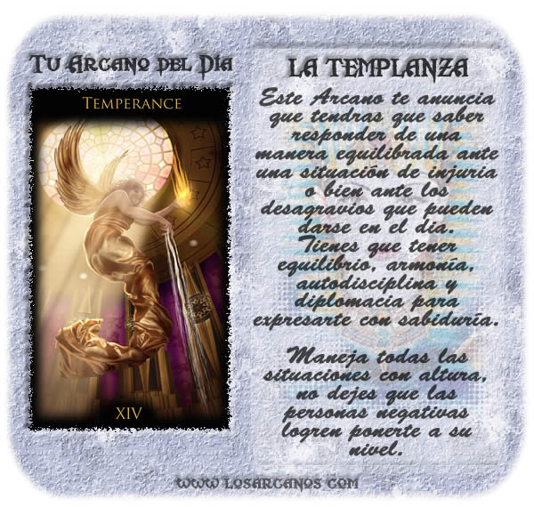 Tarot La Templanza Tarot Los Arcanos
